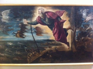Not quite *that* busy, though...Tintoretto, c. 1550 (Gallerie dell'Accademia, Venice)